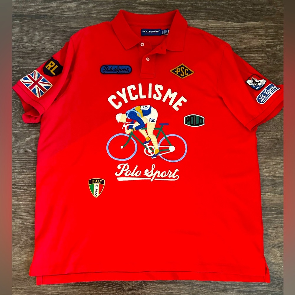 Polo Sport Ralph Lauren Red Shirt size XL great condition only worn once!
